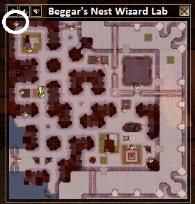 Beggars Nest Wizard Lab Map Location